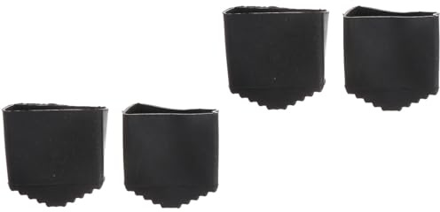 DOITOOL Cubiertas Protectoras De Pies De Escalera 4 Piezas Gomas Antideslizantes Para Patas Escalera Almohadillas De Que Reducen Ruido Y Protegen El Suelo 1.69X1.65X1.81in