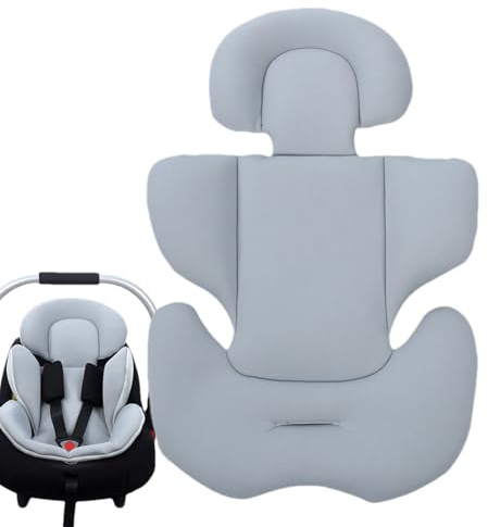 Fyrdyn per passeggino, inserto per per seggiolino auto per neonato - Supporto per testa e corpo del seggiolino auto - Comodo poggiatesta portatile, di supporto per testa e corpo per bambini e
