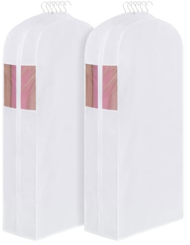 Univivi Hochwertiger Baumwoll-Kleidersack, 152.4×56cm, 2 Stück