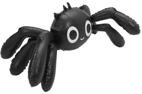 SHINEOFI Halloween Spider Foil Balloon Giant Inflatable Spider Party Decoration for Haunted House Photo Props Shower and Halloween Celebration Supplies