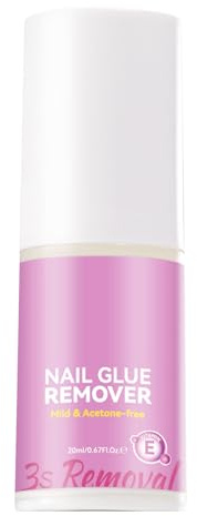 Nail Glue Remover - 20ml Fast Dissolving Liquid, Acrylic Extension Elimination Spray For Acrylic Tips, Softening Agent For Press-On Removal | Gentle Nail Care Tool F0r Salon Home Manicure Pedicure U
