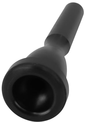 Alasum Embouchure de Trompette Noire pour Débutants Embout Musical et Résistant Déformation Accessoire Instrument de Musique Fiable