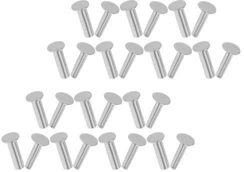 DECORNIJIA 14 Paires Rivets Inoxydables pour Manche de Couteau de Fixations Rivetées pour Réparation et Fabrication DIY de Poignées de Couteaux de Cuisine et Chef Accessoires Stables et
