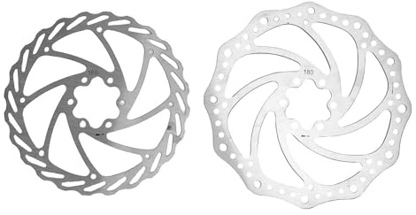 Picysa 160 Mm 180 Mm Cykelskivbromsrotorset för Förbättrad Säkerhet Road Mountainbikes Järnstål 2 St