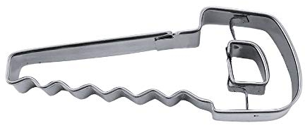 Staedter Saw Cookie Cutter, 7.5 cm, Stainless Steel, Silver, 7.5 x 30 x 30 cm