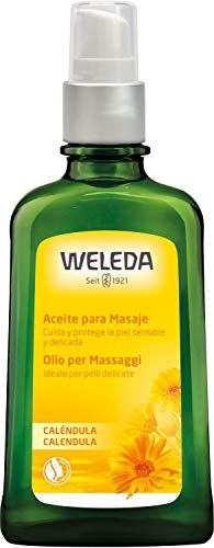 Weleda - Aceite Corporal Para Masaje con Caléndula, Propiedades Calmantes y Regeneradoras, Para Masajes Relajantes, 100% Vegetal, Bio, Vegano - 100 ml