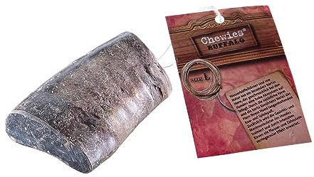 Chewies Buffalo Horn for Dogs - Filled Cow Horn from Water Buffalo - Natural Chew Toy - Dental Care and Fun in 1 - Size L for Dogs up to 25 kg Body Weight