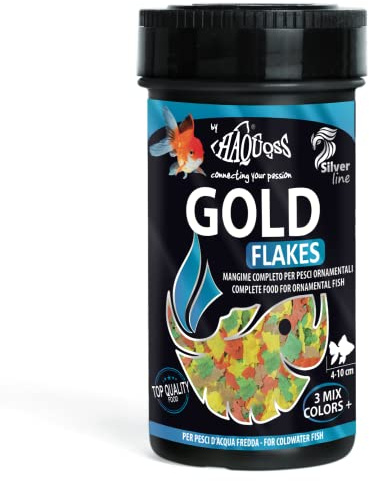 Haquoss Goldflake - Alimento en Escamas para Peces Rojos, 250 ml/38 g