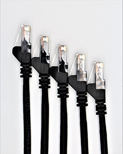 RGB Networks Ltd 5-Pack 1.0m RJ45 Cat 6 Ethernet Patch LAN Network Cable (5-Colour Bundle) - R1300A (1.0, Black)