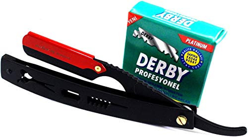 Rasiermesser Set Rasierklingen NATRA Rasierer 100 Derby Klingen Rasur Herren
