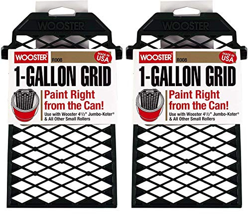 R008 Snap Screen Bucket Grid, 1 Gal, 9 in L X 5 in W, Polypropylene, Green (Тwo Рack) F