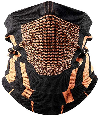 WTACTFUL Schlauchschal Herren Sturmhaube Motorrad für Winter Ski Snowboard | 1-2 Stück Halstuch Herren Halswärmer Halbe Skimaske Halsschlauch für Winter Laufen Skifahren Fahrrad Running
