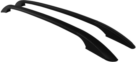OMAC Alu Dachreling Relingträger kompatibel mit Skoda Rapid Spaceback 2013-2019 Schwarz