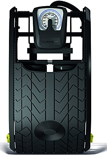 MICHELIN Pompa ad Aria a Doppio Cilindro, analogica, Nero