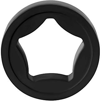 Topwatchparts Ersatz für Richard Mille Uhr Krone Gummiring RM010 RM011 RM035 RM055 Gummimantel, Schwarz, Modern