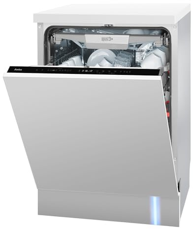 Amica Einbau Geschirrspüler 60 cm 14 Maßgedecke SteamPowerPro EGSPV 590 900 | 9 Programme, WaterSpinner 2.0, OpenDry, BlueDot, Add+ Nachlegefunktion, Flex Besteckschublade