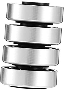 OSALADI Cuscini Antivibrazione Per Piedini Altoparlanti e Amplificatori 4pz Isolamento Acustico Protezione Pavimento Gomma Rimovibile 30x11mm