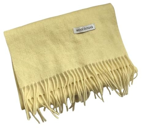 KATIAK Wollschals Winter Schal Warm Wolle Schal 180 * 30Cm-Huhn Gelb