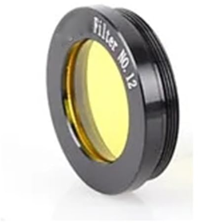 Teleskop-Zubehör-Set Okular for astronomische Teleskope, Okularlinse, Planeten und Nebelfilter, 6 Farbauswahl, 1,25 Zoll Teleskop-Kamera (Color : Yellow)