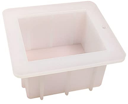 Grands cubes pour la fabrication de savon en silicone époxy - Ustensiles de cuisson - 10,2 cm - 500 ml - Carré - Moule à pain et gâteau - Grand cube 3D