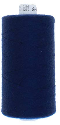 1000 Meter Polyester Nähgarn Knopflochgarn Ziergarn Jeansgarn Stärke 30 Ariadna TALIA (7392 - dunkelblau)