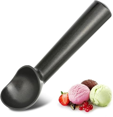 SUJAHHUJIQ Ice Cream Scoop, Aluminum Ice Cream Scooper, One-Piece Design Nonstick Cookie Spoon, KR2021