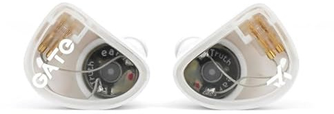 Truthear Gate In-Ear-Kopfhörer, dynamischer Treiber, 3,5 mm, austauschbares Kopfhörerkabel, mit Mikrofon, Weiß