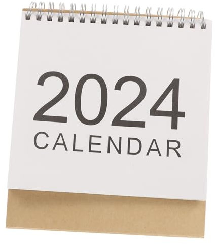 Lurrose 2stücke Schreibtischkalender Monatlicher Tischkalender Im Einfachen Stil Für Büro Und Zuhause Für Planung Und Organisation Praktische Spiralbindung Platzsparend Und Dekorativ