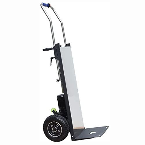 Elektrische Sackkarre Elektrischer Treppensteigerwagen Handwagen Treppensteiger Elektrisch 200 kg belastbar - elektrischer arbeitssparender Handwagen, Trolley mit bürstenlosem 1100W-Motor un