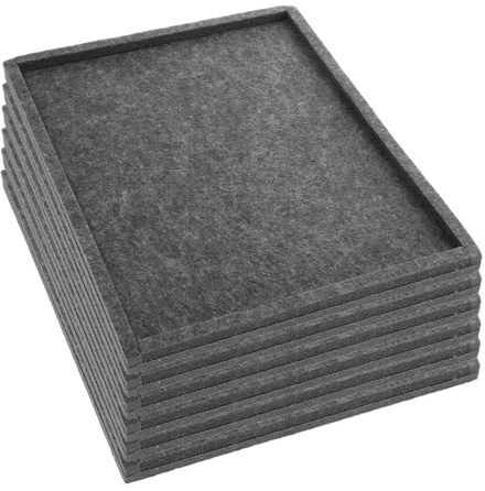 BCOATH Plateau de Rangement Puzzle Organisateur Portable en Feutrine Réutilisable et Empilable pour Tri et Stockage pour Pièces de Puzzle