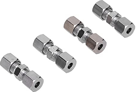 20 Stück 35 Mm/1,38 Zoll Schnellverbinder Doppelschneiden ohne Bördeln für Repa 4,75 Mm/0,19 Zoll Bremsleitung Erforderliche Werkzeuge Zur Herstellung Bequemer Lösungen für
