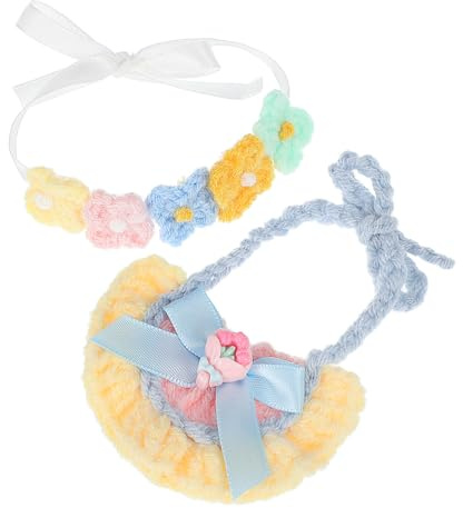 ERINGOGO Accessori Fascia e Bavaglino Bandana in Cotone Morbido per Bambole Ragazzo Accessori per Giochi Ruolo e Collezionismo