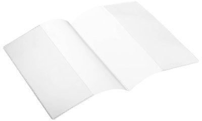 Durable 214019 Etui de Protection Transparent 2 Volets Format Plié A6 105 x 148 mm Lot de 10