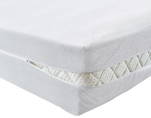 PROCAVE Matratzenbezug 140x200 cm Frottee unversteppt | Matratzen-Höhe 16-22cm | Matratzenschoner