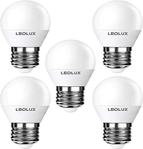 LumenTEC 5er LED Lampe E27, 6W Warmweiß, 470 Lumen, 8 SMD 2835 LED, Ra 80, 230V, CCD Ersetz 45W, (5er PAK Warmweiß)