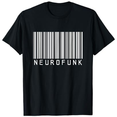 Drum and Bass Strichcode Neurofunk DNB T-Shirt