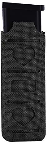 MiOYOOW Tactical Magazine Pouch, Taschenlampe aus Nylon Taschenlampe Gürtelhalter Airsoft Holster für die Jagd Camping