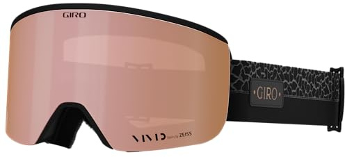 Giro Ella Women's Snow Goggle - Black Craze Strap with Vivid Rose Gold/Infrared Lenses