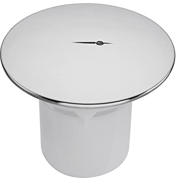 Sandy Beach Shower Waste Trap Cover Replacement Chrome (90mm Hole/115mm Cover)