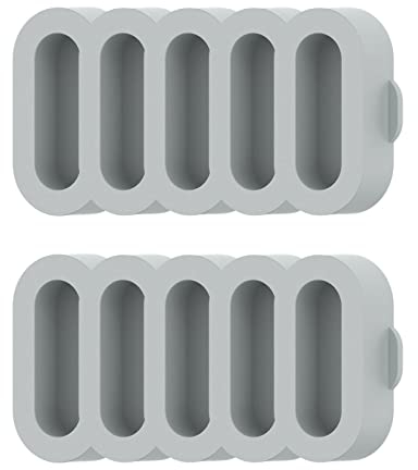 10 Stück Silikon Staubstecker Kompatibel mit Garmin Instinct/Vivoactive 3/3 Music/4/4S Staubschutz Stöpsel Anti-Staub Ladegerät Port Staub Stecker Staubschutzkappe Ladeanschluss-Schutz (Grau)