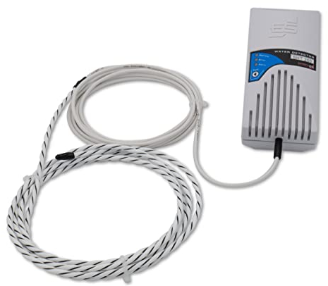 Schabus Wassermelder SHT 450 mit Sensorkabel, Plugin-Steckdosengerät 230V, Sensorkabellänge 2m, detektiert an jeder Stelle des Sensorkabels