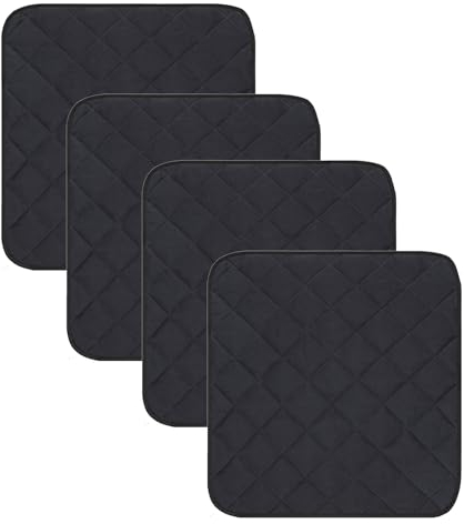 SOONHUA Wasserdichte Inkontinenzunterlage, waschbar, Stuhl-Sitzpolster, rutschfestes, saugfähiges Stuhlkissen, Haustierunterlage, Schutz, 4-lagiges Design, für Stuhl, Sofa, Matratze, für Erwachsene