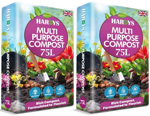 Hardys 150L Multi Purpose Compost - Potting & Seed Compost for Outdoor Plants | All Purpose Indoor Plants Potting | Nutrient Rich Fertiliser for Garden, Pots, Planter Beds