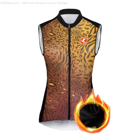 UGLY FROG 24MjNv01 De24Zr01 2024 Damen Winter Thermisches Fahrradjacke Radtrikot Fahrradtrikot Ärmellos Vest, Fahrradbekleidung T Shirt für Männer Radsport Bekleidung