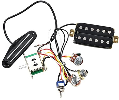 Faisceau De Câbles De Guitare Pré-câblé Avec Double Chaud Ensemble De Micros Humbucker Interrupteurs Push-pull À 3 Voies Pièce De Rechange Pour Guitare Électrique