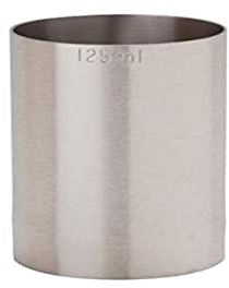 Beaumont, Misurino ditale in acciaio inox, 125 ml, per alcolici