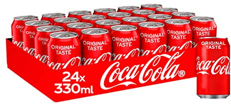 Coca Cola Coke Soft Drink Can 330ml Ref A00768 [Pack 24]