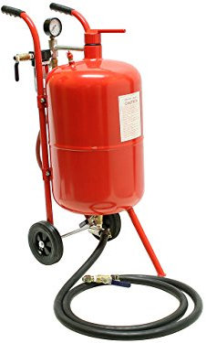 Varan Motors NESB-02-2 MOBILER SANDSTRAHLER 38 LITER SANDSTRAHLGERÄT MOBIL SANDSTRAHLEN INKL. ZUBEHÖR