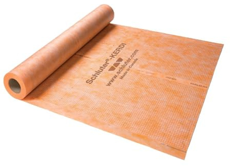Schluter Kerdi Bonded Waterproofing and Vapor-Retardant Membrane for Tile Application - 3' 3 Width, 23' Length, 75 Square Feet - KERDI200/7M