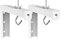 WALI Soporte Universal de Techo para Pantalla de proyector, Soporte en L para Colgar en la Pared, extensión Ajustable de 6 Pulgadas con Kit de Gancho, colocación Pantalla del proyector,